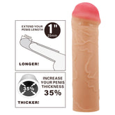 Party Up Oscar 1 Inch Penis Extender Sleeve for Enhanced Pleasure SLEEVES